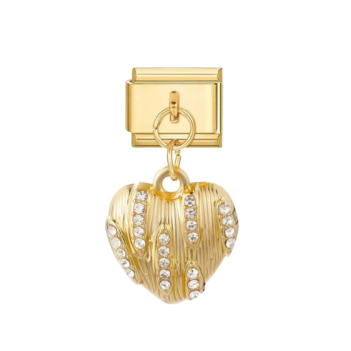 Pendentif cœur strass