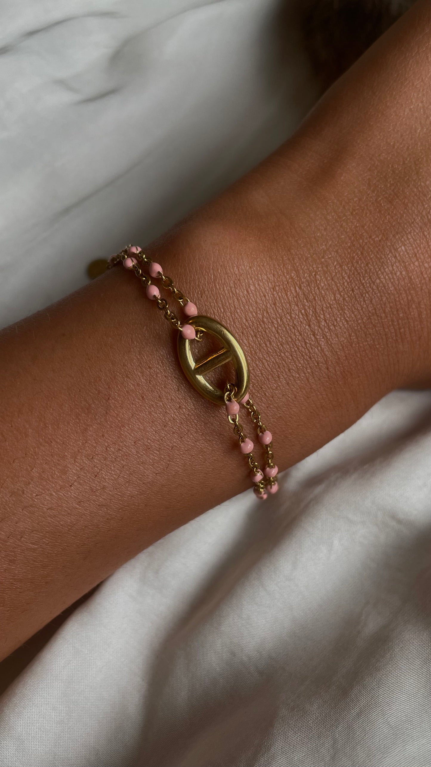 Bracelet NIA rose doré