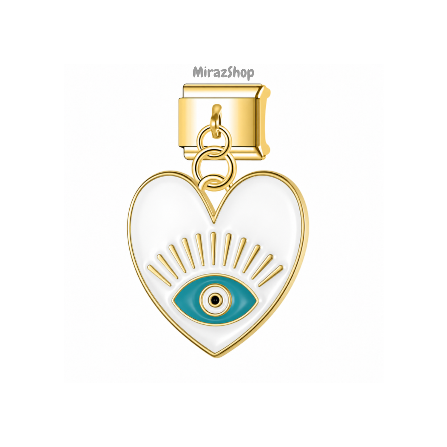 Pendentif cœur œil