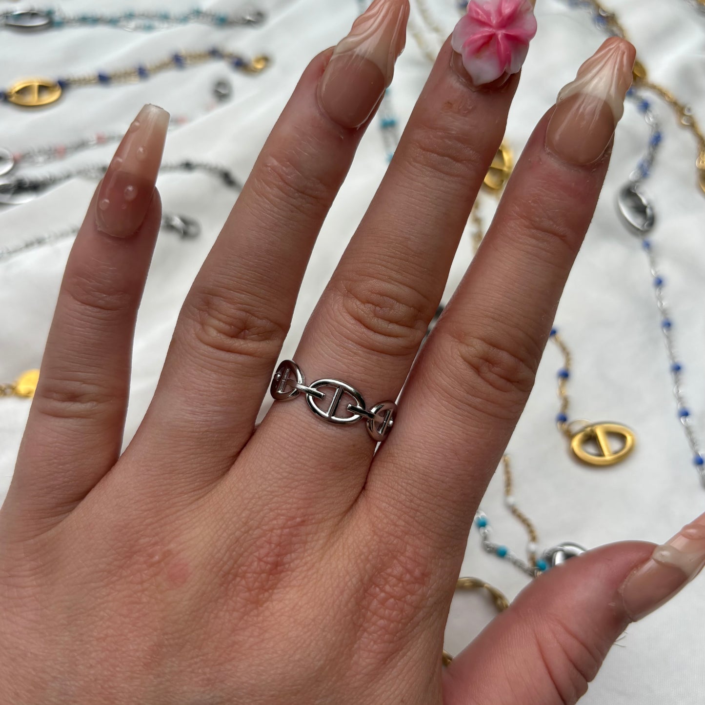 Bague AGATHA argenté