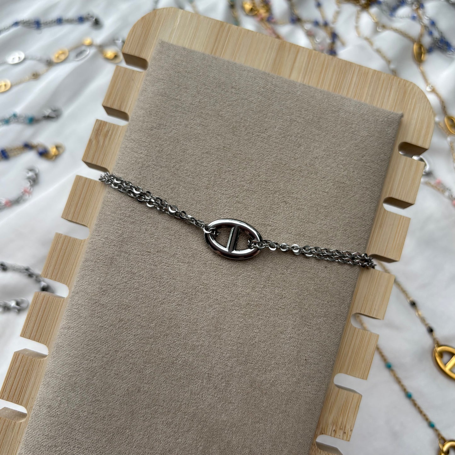 Bracelet CHANNEL argenté