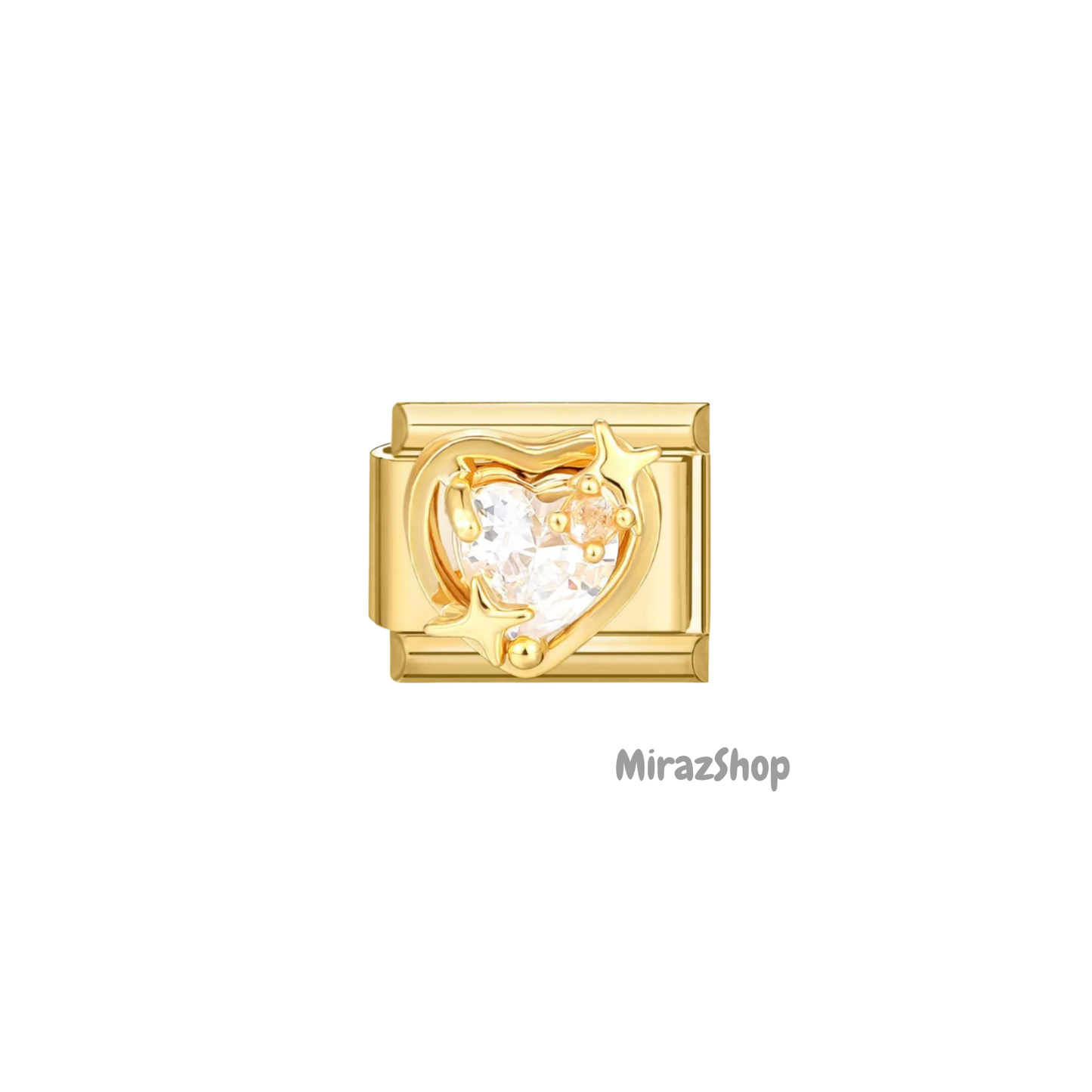 Cœur étoile et strass