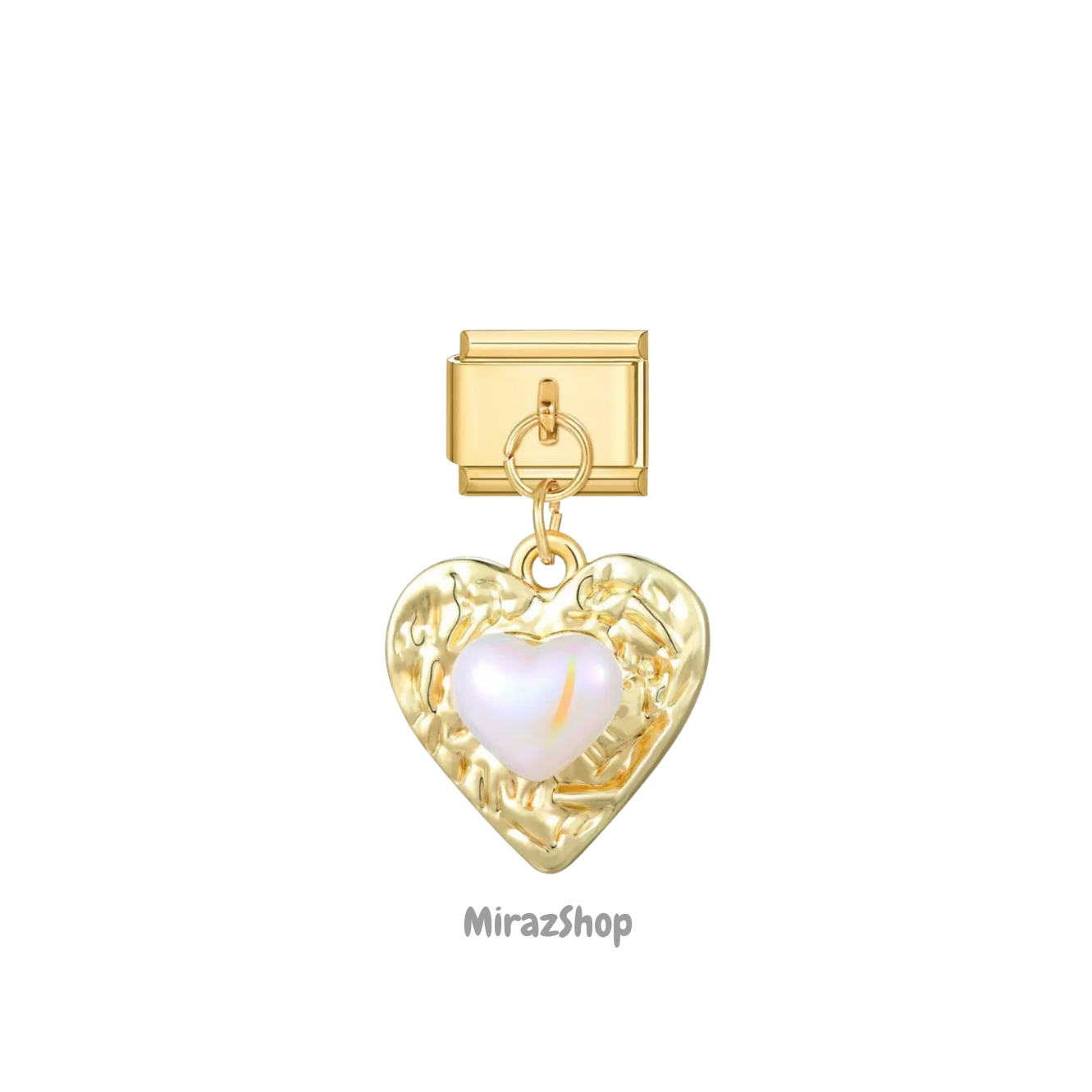 Pendentif cœur et perle