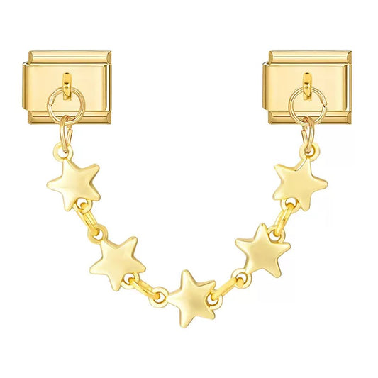 Double charm pendentif étoile