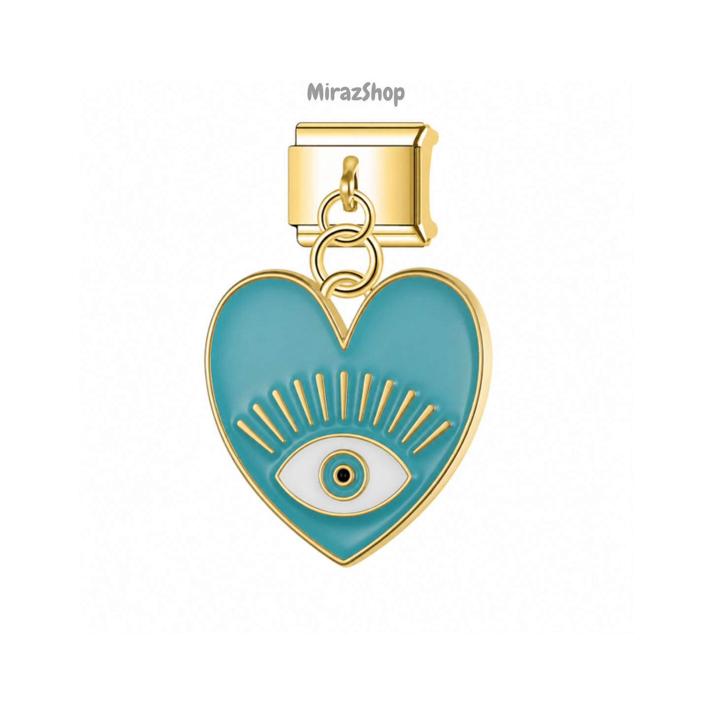 Pendentif cœur œil