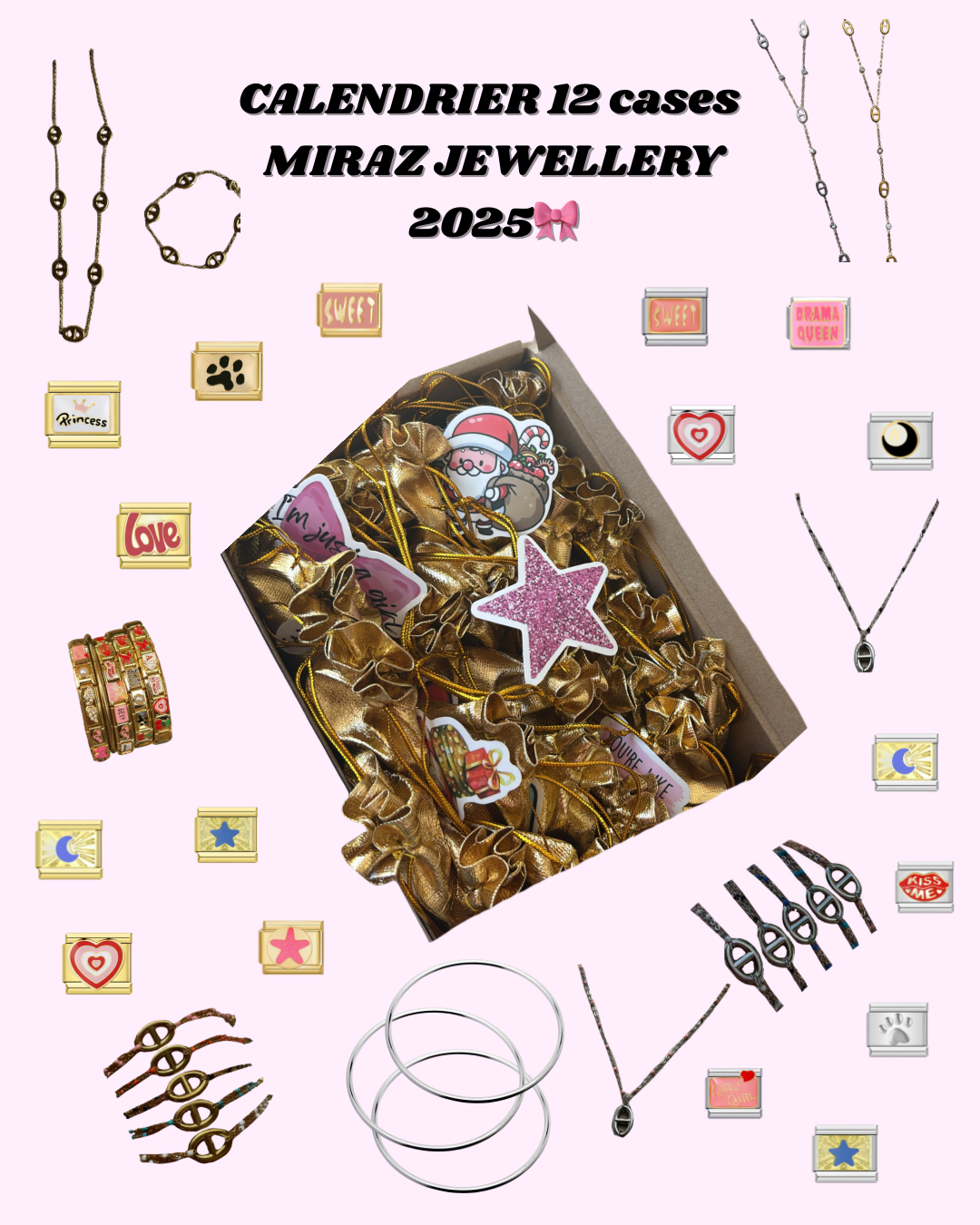 Calendriers de l’avent 12 cases🎀