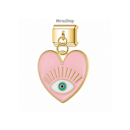 Pendentif cœur œil