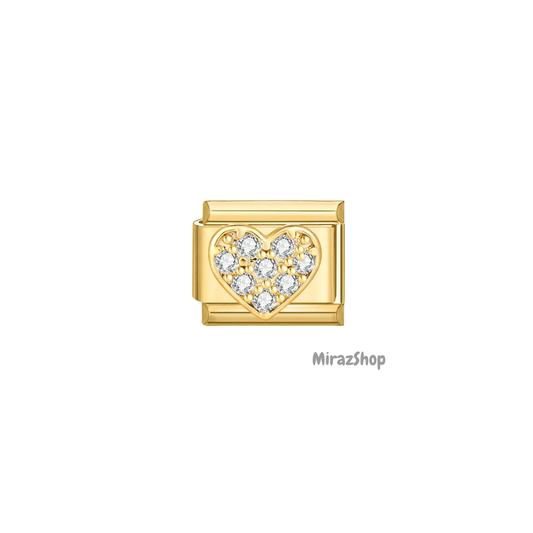 Cœur en strass